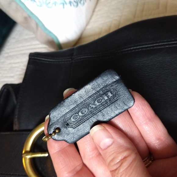 Vintage Legacy Black Coach Leather One Shoulder Backpack Made in USA D7C-4150 - Picture 4 of 9